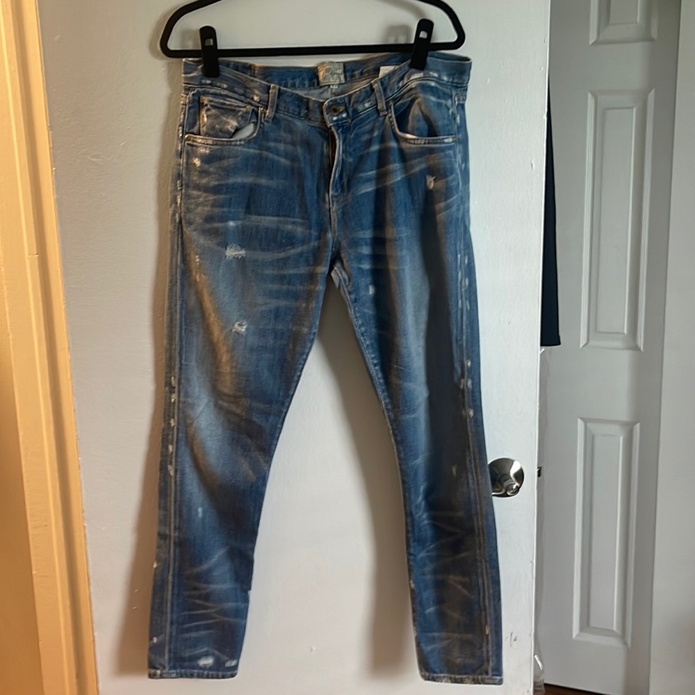 PRPS Heirloom distressed light blue jeans. In perfect condition!